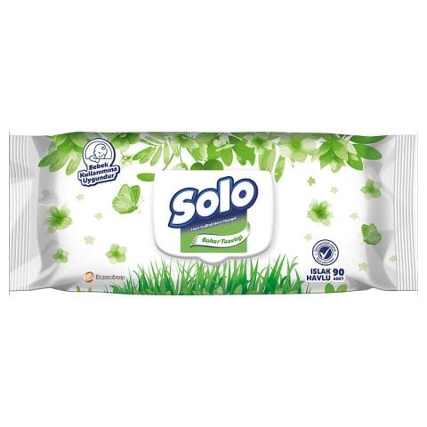 Solo Bahar Tazeliği Islak Havlu 90 Adet