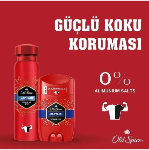 Old Spice Captain Erkek Stick Deodorant 50 ml