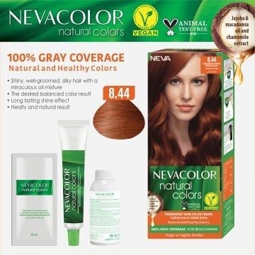 Neva Color 8.44 Tarçın Bakır Saç Boyası