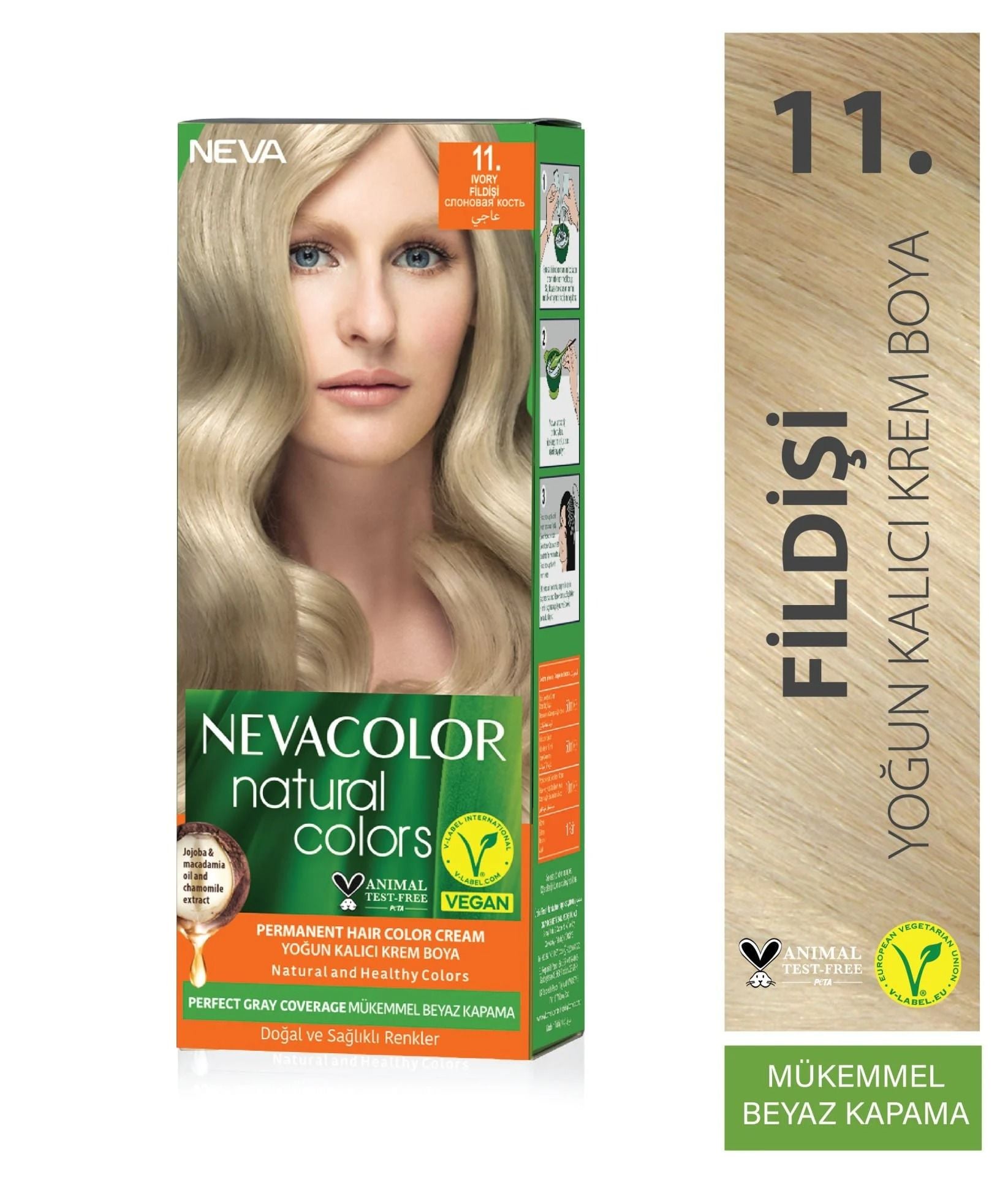 Neva Color Natural Colors Saç Boyası 11 Fildişi