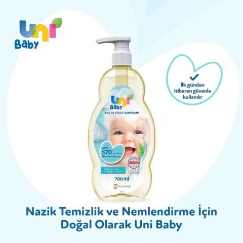 Uni Baby Saç Ve Vücut Şampuanı 700 ml
