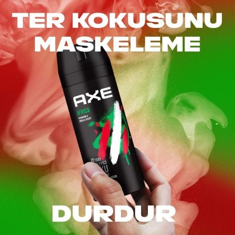 Axe Africa Erkek Deodorant & Bodyspray 48 Saat Etkileyici Koku (150 ml)