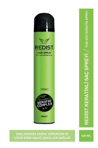 Redist Keratin Ultra Güçlü Saç Spreyi Canlı Ve Parlak Saçlar Için