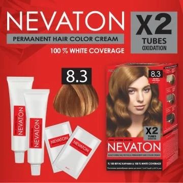 Nevaton Saç Boyası Seti 8.3 Altın Sarısı 1 Kutuda 2 Boya