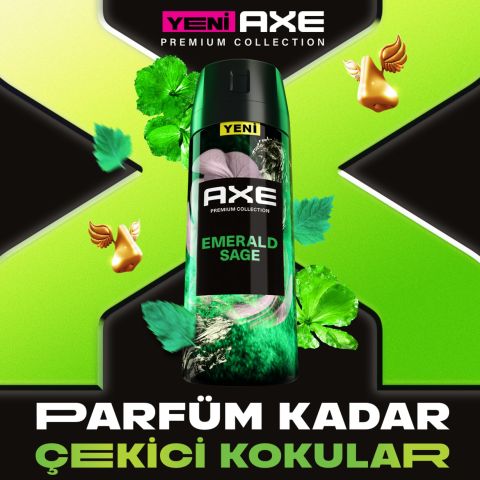 Axe Emerald Sage Erkek Sprey Deodorant 150ml