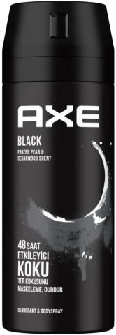 Axe Black  Erkek Deodorant & Bodyspray 48 Saat Etkileyici Koku (150 ml)