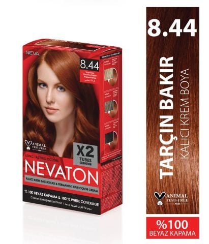Nevaton 2 Li Saç Boyası 8.44 Tarçın Bakır
