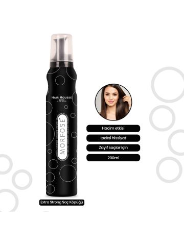 Morfose Extra Strong Köpük 200 ml