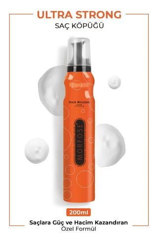 Morfose Turuncu Ultra Strong Saç Köpüğü 200 Ml