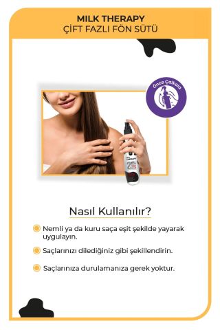 Morfose Çift Fazlı Fön Suyu Milk Therapy 240 ml