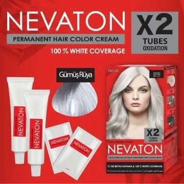 Nevaton Saç Boyası Gümüş Rüya 1 Kutuda 2 Boya