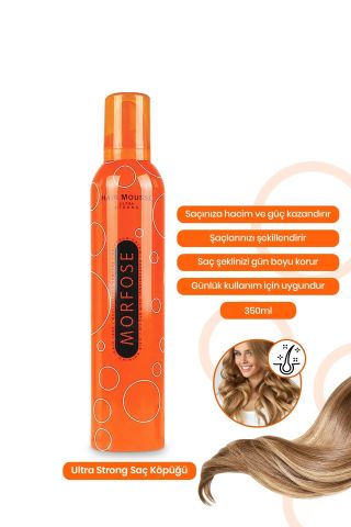 Morfose Ultra Strong Saç Köpüğü 350 Ml