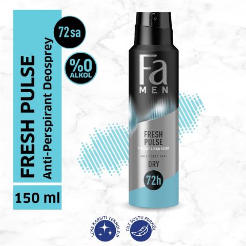 Fa Men Fresh Pulse Bergamot Canlılığı Deodorant 150 Ml
