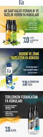 Fa Men Fresh Pulse Bergamot Canlılığı Deodorant 150 Ml