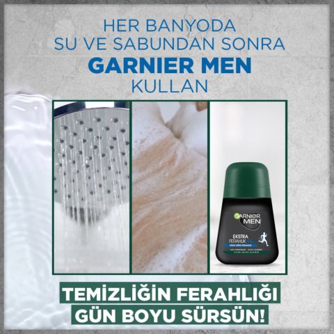 Garnier Men Ekstra Ferahlık Roll-on Deodorant 50ml