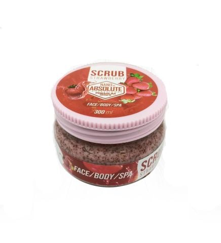 Nano Absolute Strawberry Nano Scrub Vücut Yüz Spa Peeling 300 ml