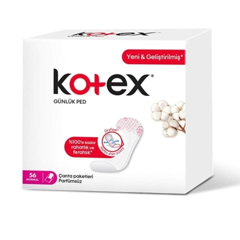 Kotex Anydays Normal 56 Adet Günlük Ped