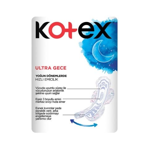 Kotex Ultra Quadro Gece 16 Adet