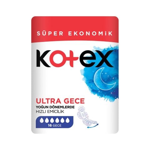 Kotex Ultra Quadro Gece 16 Adet
