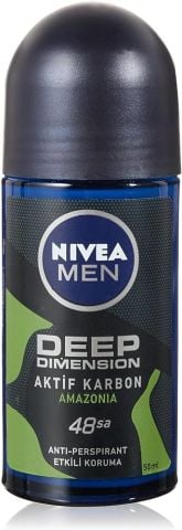 NIVEA Men Erkek Roll On Deodorant Deep Dimension Amazonia 50mL