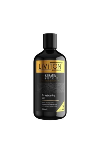 Liviton Professional Saç Düzleştirici Keratin Jel ve Seti 500 Ml