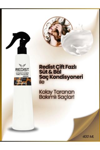 Redist 2 Fazlı Fön Suyu Milk Honey 400 ml