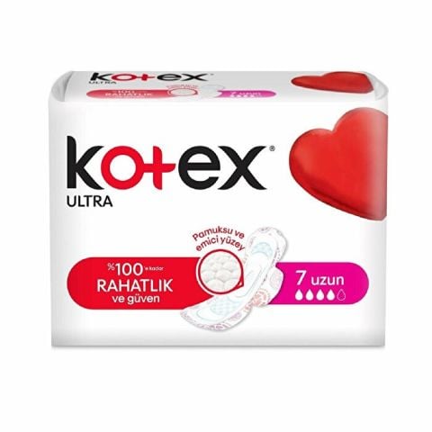 Kotex Ultra Uzun Hijyenik Ped 7'li