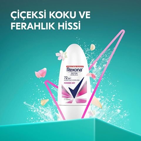 Rexona Powder Dry Üstün Koruma 72Sa Kadın Roll On 50Ml