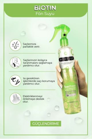 Morfose Biotin Iki Fazlı Saç Kondisyoneri Yeşil 400 ml