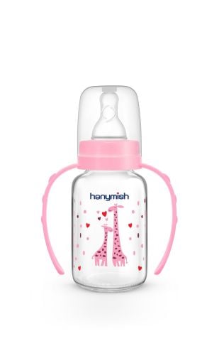 Hanymish Kulplu Cam Biberon 125 ml 0-6 Ay 403