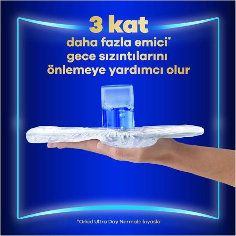 Orkid Hijyenik Ped Ultra Extra Max Dörtlü Gece 14'lü Boy: 6