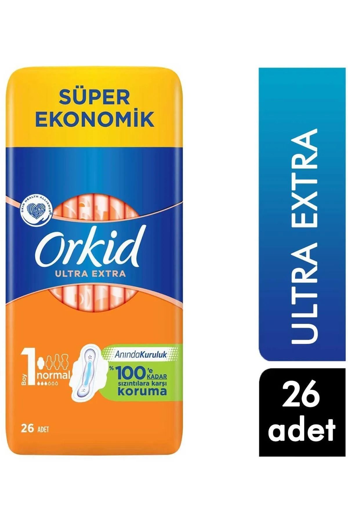 Orkid Hijyenik Ped Ultra Extra 26'lı Normal Boy: 1