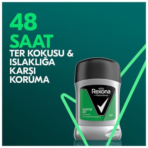 Rexona Men Quantum Dry MotionSense Erkek Stick Deodorant 50ml