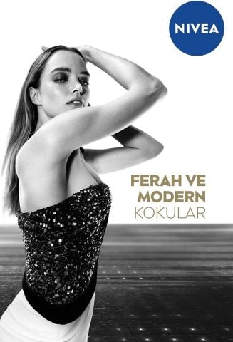 NIVEA Black & White Invisible Güçlü Etki Kadın Roll-On Deodorant 50 ml