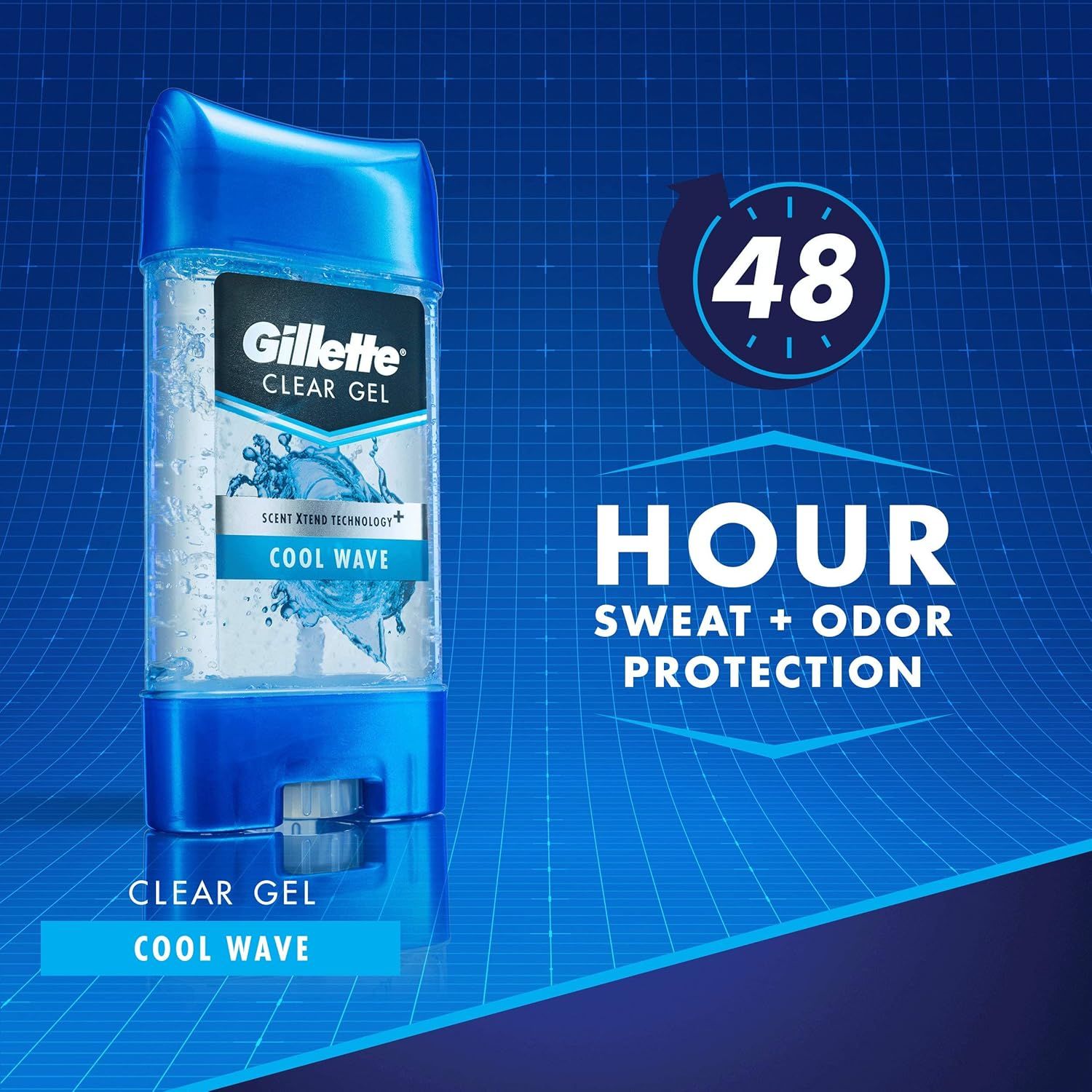 Gillette Antiperspirant Clear Jel Koltuk Altı Cool Wave Roll-On Erkek 70ML