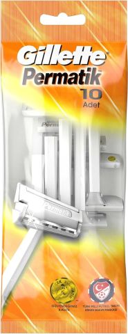 Gillette Permatik Kullan At Tıraş Bıçağı 10'lu