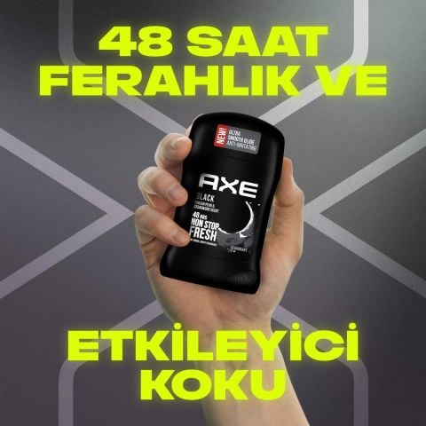 Axe Black Non Stop Erkek Deodorant Stick 50 ml