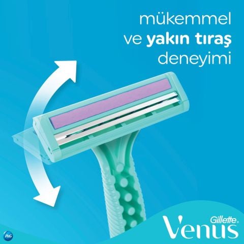 Gillette Venus Gillette Simply Venus 2 Kullan At Kadın Tıraş Bıçağı