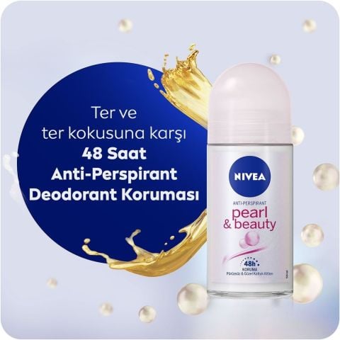 NIVEA Pearl & Beauty Kadın Roll On Deodorant 50ml