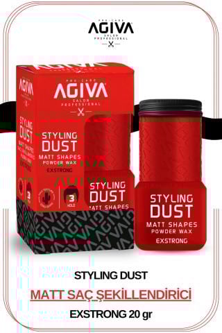 Agiva Styling Dust Mat Saç Şekillendirici Pudra 20gr