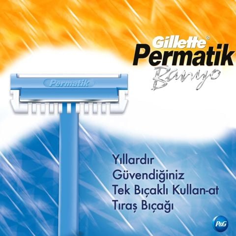 Gillette Permatik Banyo 10 Lu Kullan At