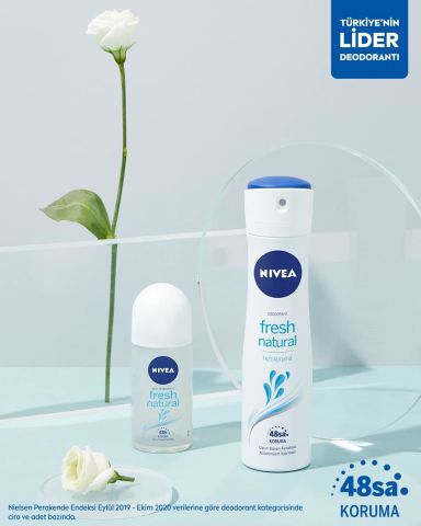NIVEA Fresh Natural Kadın Roll On Deodorant