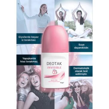 Deotak Invisible Roll-on Deodorant 35 ML