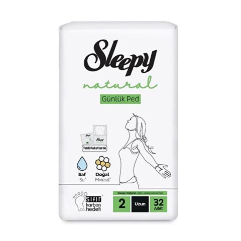 Sleepy Natural Günlük Ped Süper Uzun 32'li Boy: 2