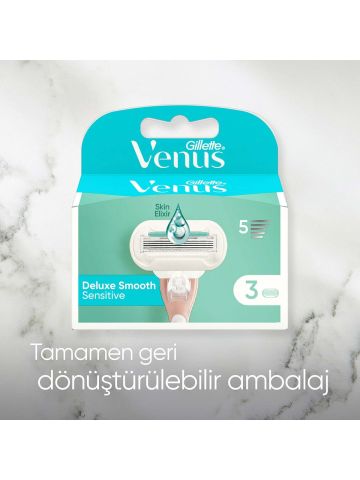 Gillette Venus Deluxe Smooth Yedek 5 Bıçaklı 4 Adet