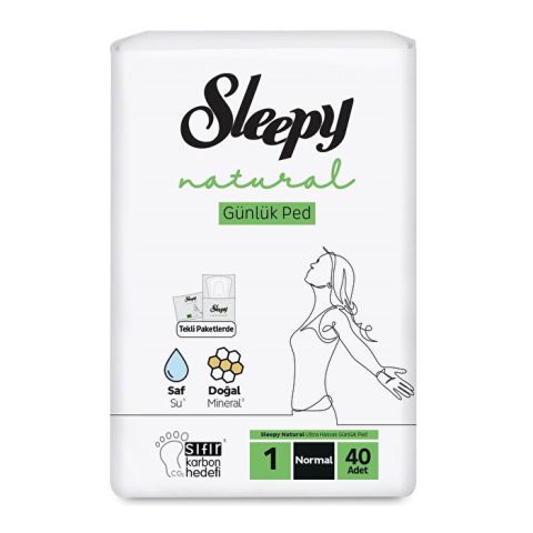Sleepy Natural Günlük Ped Süper Normal 40'lı Boy: 1