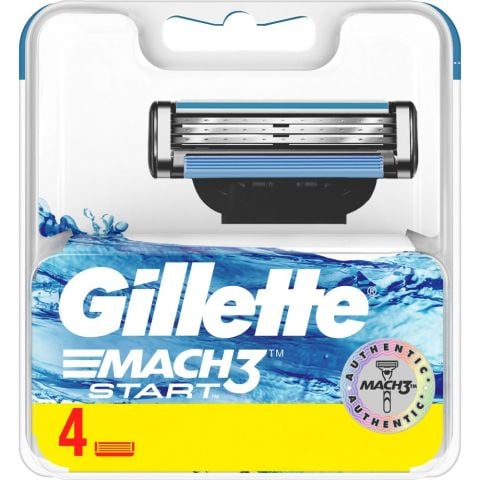 Gillette Mach3 Start 4'lü Yedek Tıraş Bıçağı