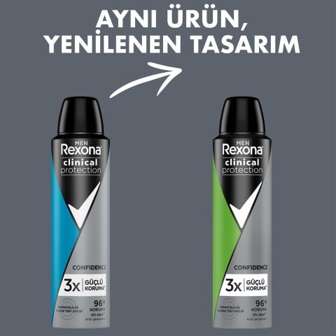 Rexona Men Clinical Protection Anti-perspirant Erkek Sprey Deodorant 150mL