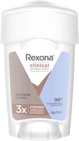 Rexona Clinical Protection Kadın Stick Deodorant Shower Clean 45 ml