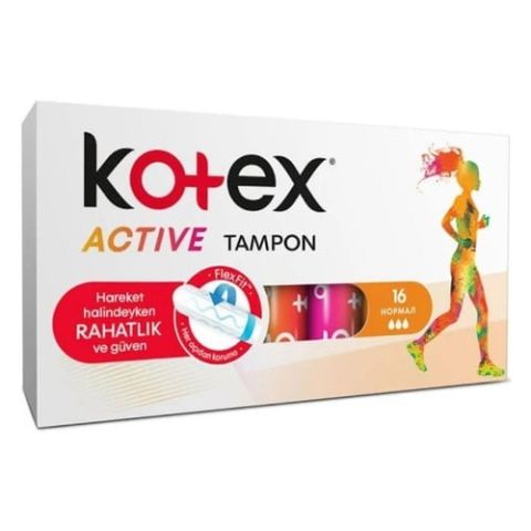 Kotex Active Tampon Normal 16 Adet